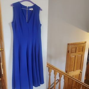 Calvin Klein Cocktail Dress in a royal blue size 10